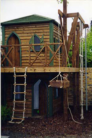 Adventure Playground rope ladders