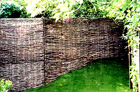 Natural Wood Fence