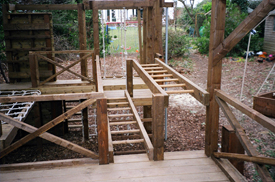 tree house play area